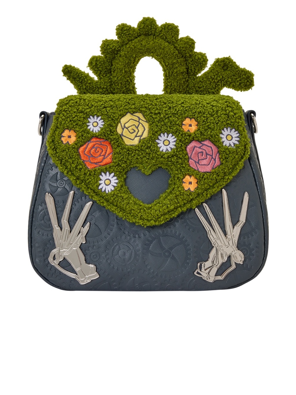 Loungefly Edward Scissorhands Sherpa Crossbody Bag